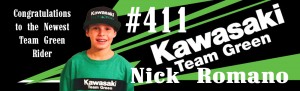 team green rider nick romano