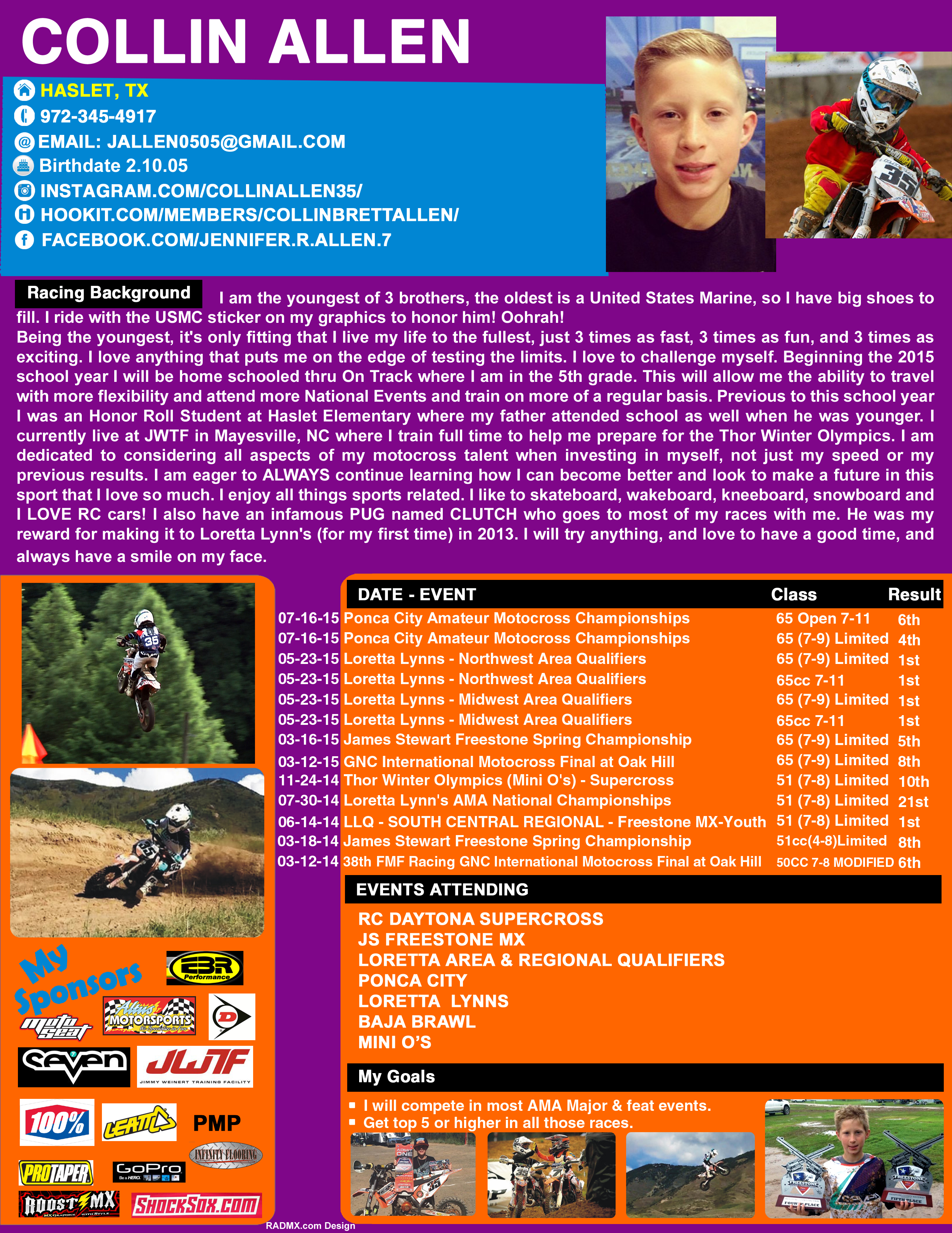 sponsorship resume